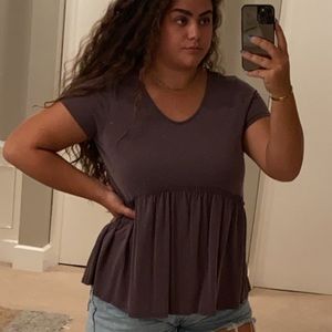 Nordstrom Comfy Brown Shirt